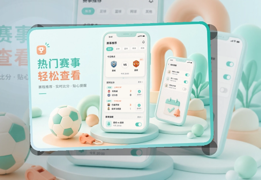 爱游戏 App下载入口，让赛程更好找 页面展示
